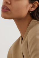 Thumbnail for your product : Jennifer Meyer Mini Wishbone 18-karat Gold Diamond Earrings - One size