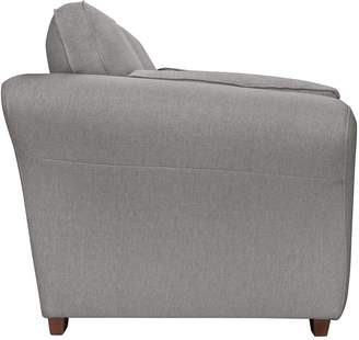 Argos Home New Thornton 3 Seater Fabric Sofa Bed -Light Grey