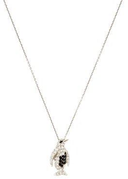 Roberto Coin Diamond & Sapphire Penguin Necklace