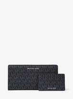 Thumbnail for your product : MICHAEL Michael Kors Large Logo Slim Wallet