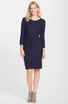 Thumbnail for your product : Marc New York 1609 Marc New York by Andrew Marc Cable Knit Sweater Dress