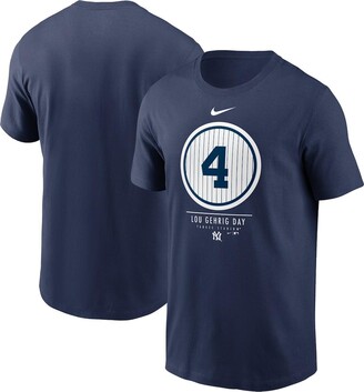 Lou Gehrig New York Yankees Nike Cooperstown Collection Lou Gehrig Day  Retired Number T-Shirt - Heathered Gray