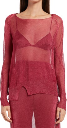 Sheer Pink Sweater | Shop The Largest Collection | ShopStyle