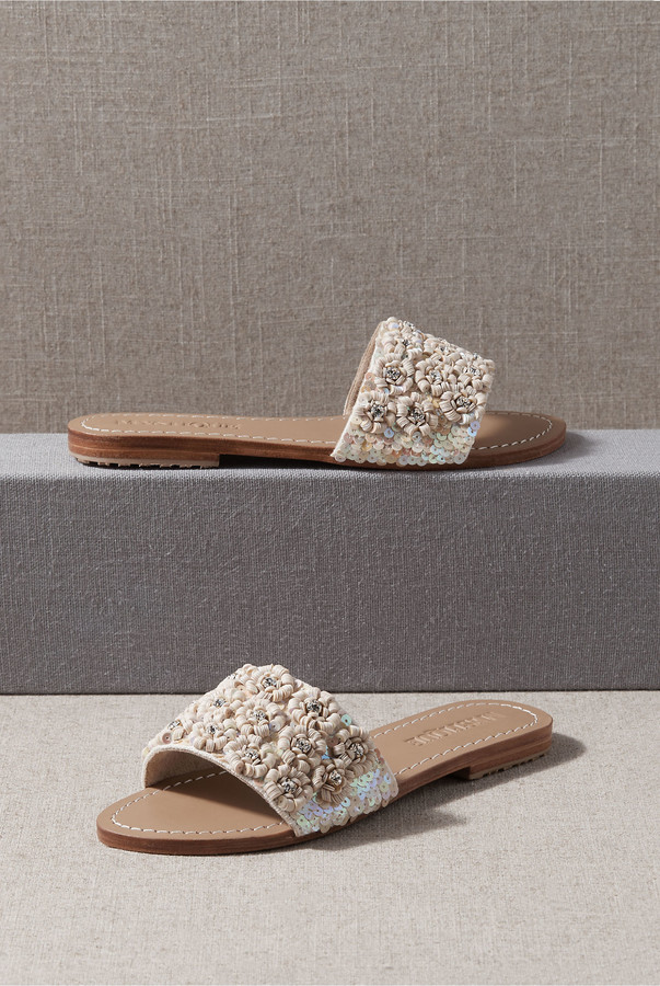 embellished sandals wedding