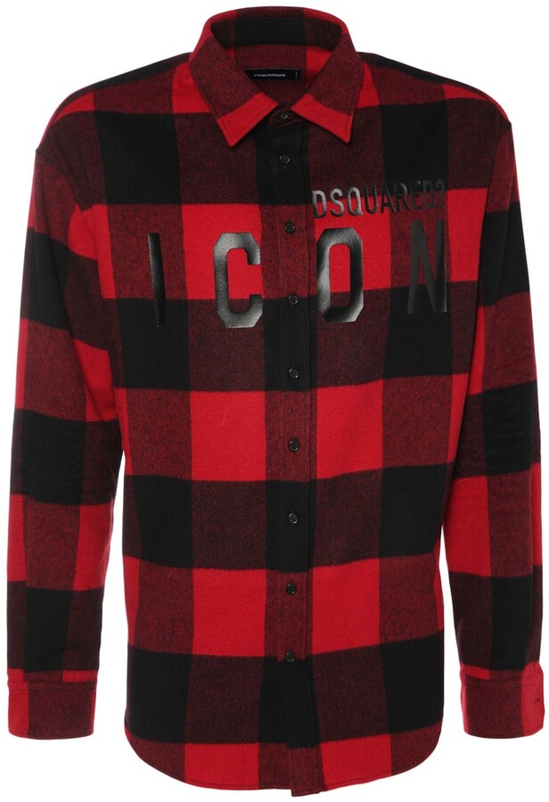 Mens Black Flannel Shirt | Shop the world's largest collection of 