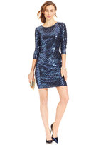 Thumbnail for your product : Spense Petite Animal-Sequin Dress