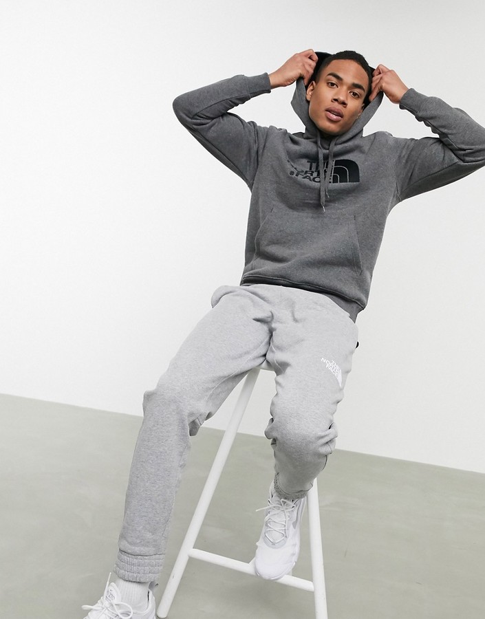The North Face Drew Peak pullover hoodie in gray - ShopStyle