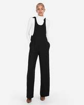 Thumbnail for your product : Express Tie Strap Wide Leg Overalls