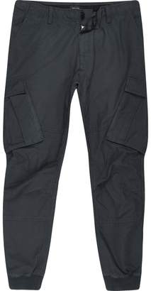 River Island Mens Big and Tall Navy blue cargo tapered trousers