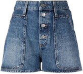 Thumbnail for your product : DEPARTMENT 5 High-Waisted Denim Shorts