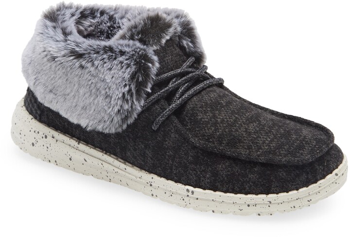 Hey Dude Britt Faux Fur Ankle Boot - ShopStyle