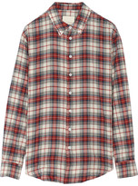 Thumbnail for your product : Band Of Outsiders Plaid woven cotton shirt