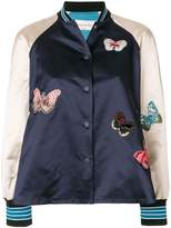 Thumbnail for your product : Valentino butterfly embroidered bomber jacket