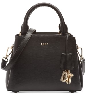 dkny paige leather medium satchel