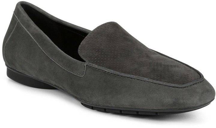 donald j pliner suede loafers