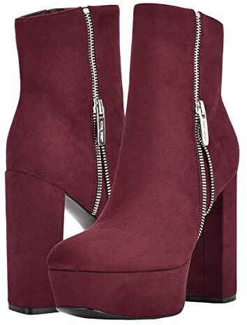 nine west platform booties