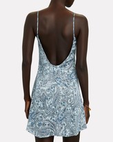 Thumbnail for your product : Frankie's Bikinis Leoni Paisley Silk Slip Dress
