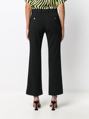 Gucci Embroidered Flared Trousers