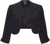 Thumbnail for your product : Adrianna Papell 34 length sleeve crepe bolero jacket