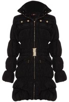 Thumbnail for your product : Mon Buofon Black Womens Belted Winter Puffa Coat BLACK