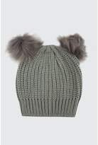 Thumbnail for your product : Select Fashion Fashion Womens Double Pom Beanie - size One