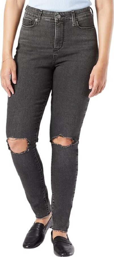 Signature by Levi Strauss & Co. Gold Label Women's Totally Shaping High  Rise Skinny Jeans (Standard and Plus) - ShopStyle Jeggings