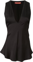 Thumbnail for your product : Manning Cartell Australia deep V-neck curved hem top
