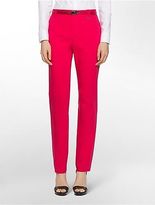 Thumbnail for your product : Calvin Klein Womens Essential Skinny Solid Belted Pants