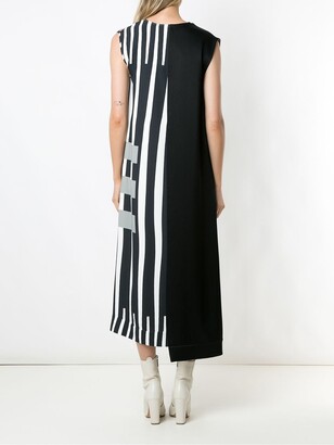 Gloria Coelho Asymmetric Midi Dress