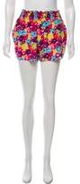 Thumbnail for your product : Alice + Olivia Floral Print Mini Shorts