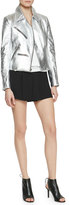 Thumbnail for your product : A.L.C. Dello Pleated High-Waist Shorts
