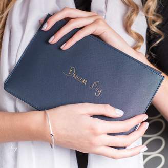 Nest Personalised ‘Dream Big' Midnight Blue Perfect Pouch