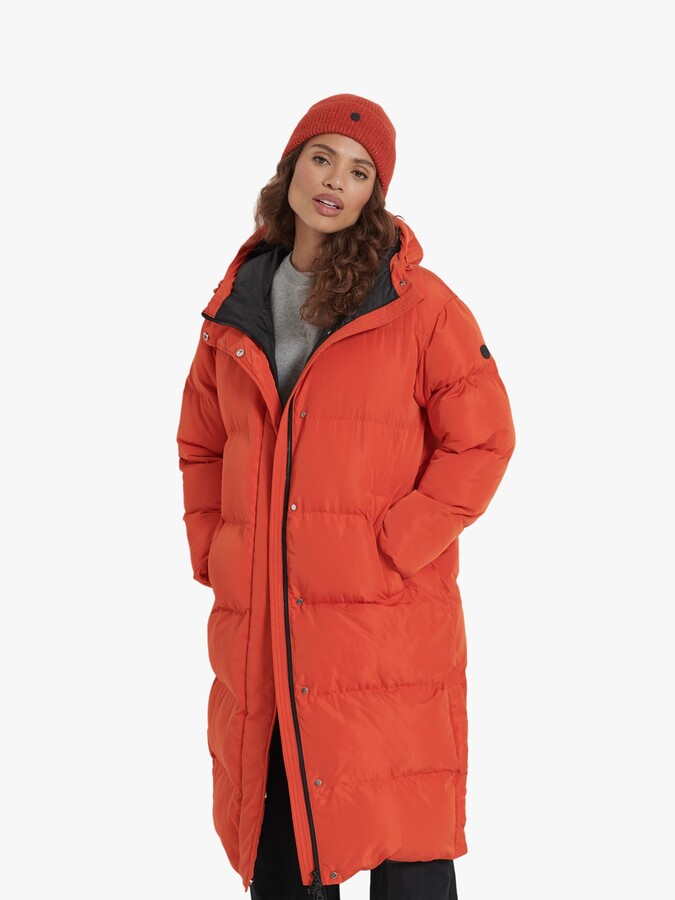 orange coat womens