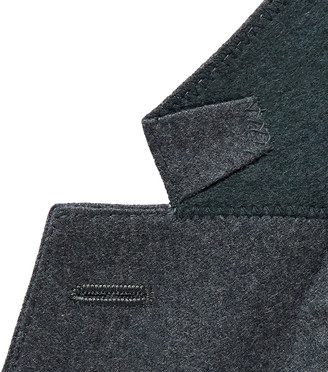 Club Monaco Navy Slim-Fit Wool-Flannel Suit Jacket