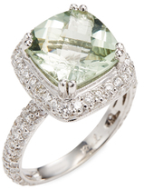 Rina Limor Fine Jewelry Green Amethyst Diamond Ring