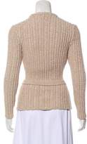 Thumbnail for your product : Chanel Rib Knit Belted Sweater