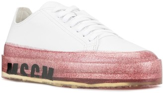 MSGM Glitter Detail Sneakers