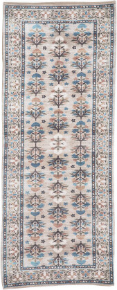 TJMAXX 24X60 Floral Leaves Washable Rug, Cotton/Polyester