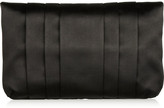 Thumbnail for your product : Anya Hindmarch Gracie pleated satin clutch