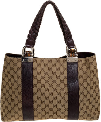 gucci bamboo bar tote