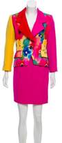 Thumbnail for your product : Bill Blass Watercolor Print Skirt Suit