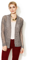 Thumbnail for your product : Twelfth St. By Cynthia Vincent Boyfriend Open Knit Cardigan