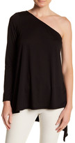 Thumbnail for your product : Willow & Clay One Shoulder Knit Blouse