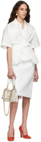 Thumbnail for your product : Fendi White Mini 'Forever Fendi' Strap You Bag Strap