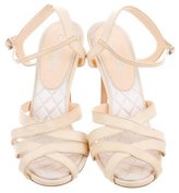 Thumbnail for your product : Chanel Leather Multistrap Sandals