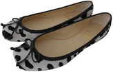 Thumbnail for your product : Christian Louboutin White Pony-style calfskin Ballet flats