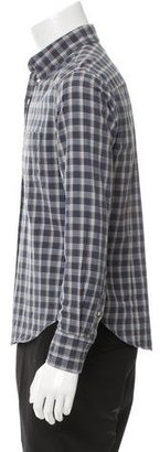 Band Of Outsiders Plaid Button-Up Shirt
