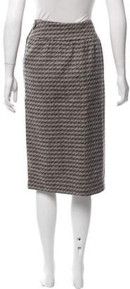 Giorgio Armani Knee-Length Tweed Skirt