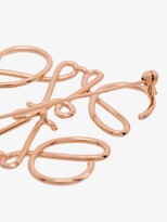 Thumbnail for your product : Loewe Rose Gold Tone Anagram Brooch