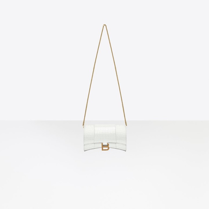 Balenciaga Hourglass Mini Wallet On Chain ShopStyle Bags